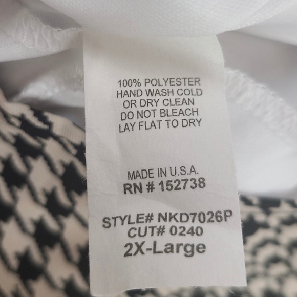 ❌SOLD❌Newbury Kustom Houndstooth Mini Dress - Picture 3 of 4